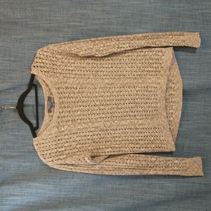 Peter Som open knit top sweater size small